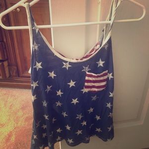 Patriotic tank